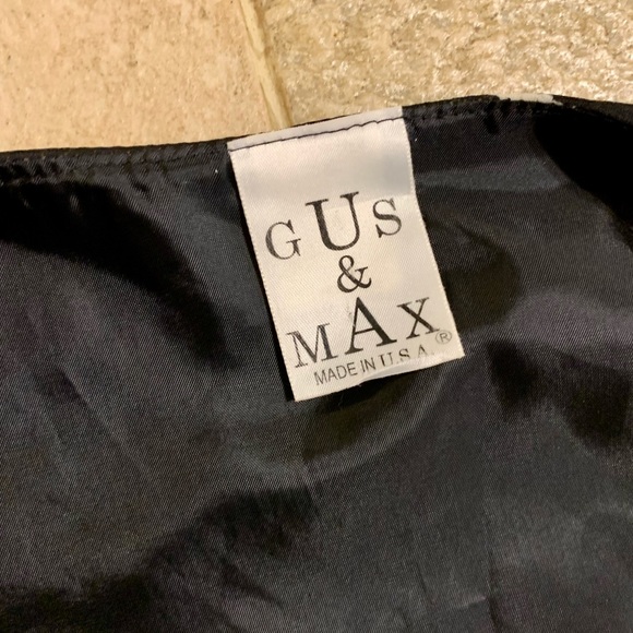 Guss & Max Black White Sleeveless Animal Print Shift Dress Sz M - Picture 6 of 9